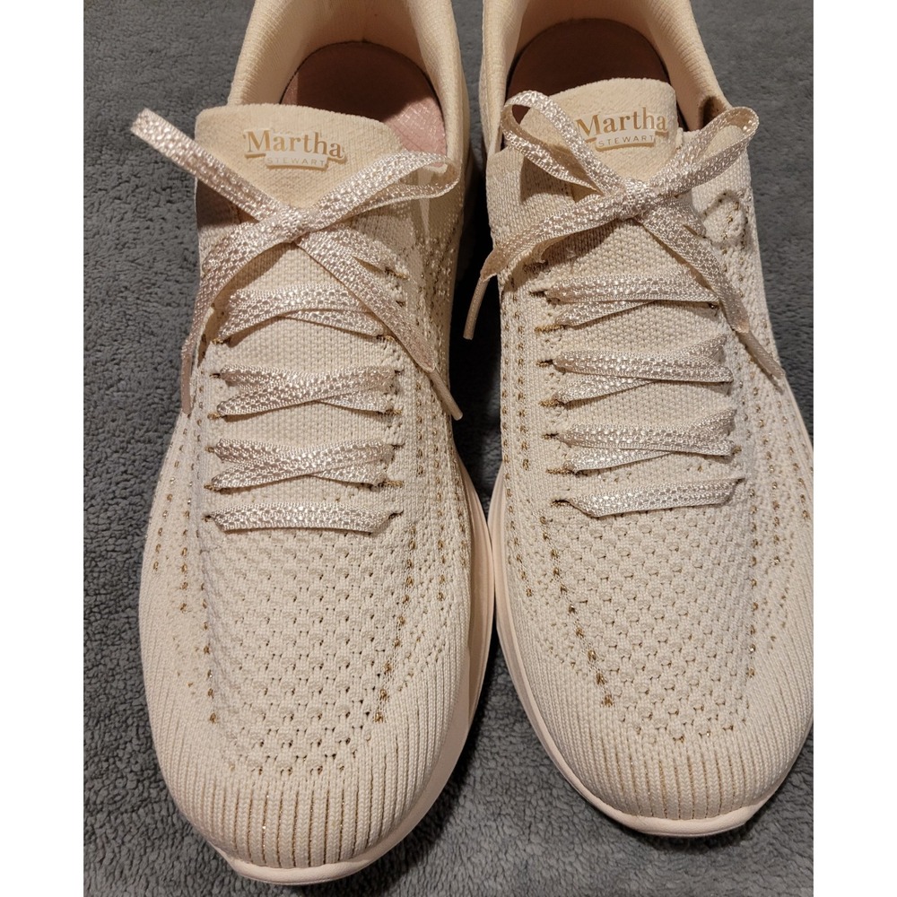 Skechers x Martha Stewart Collab Slip-ins Arch Fit Ultra Flex 3.0 Metallic Grace